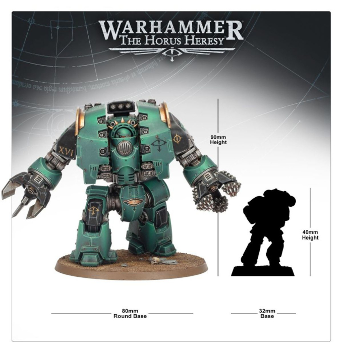 Warhammer - The Horus Heresy: Leviathan Siege Dreadnought with Claw & Drill Weapons